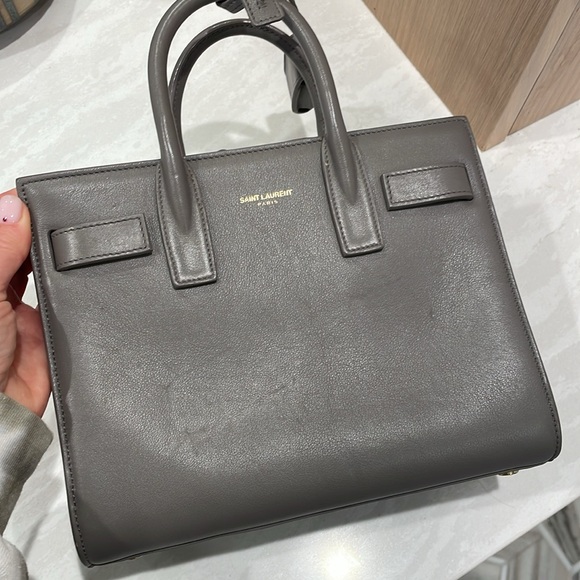 Saint Laurent Nano Sac de Jour grey - Picture 12 of 13